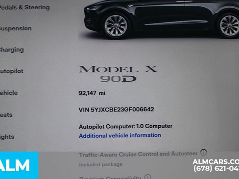 Used 2016 Tesla Model X 90D AWD/4WD image 37