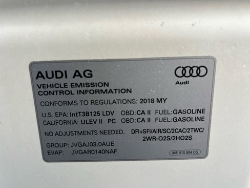 Used 2018 Audi A6 3.0T Sport w/ 20" Black Optic Wheel Package AWD/4WD image 22