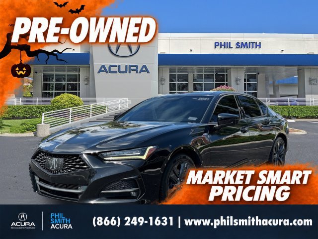 Certified 2021 Acura TLX w/ A-SPEC Package FWD image 1