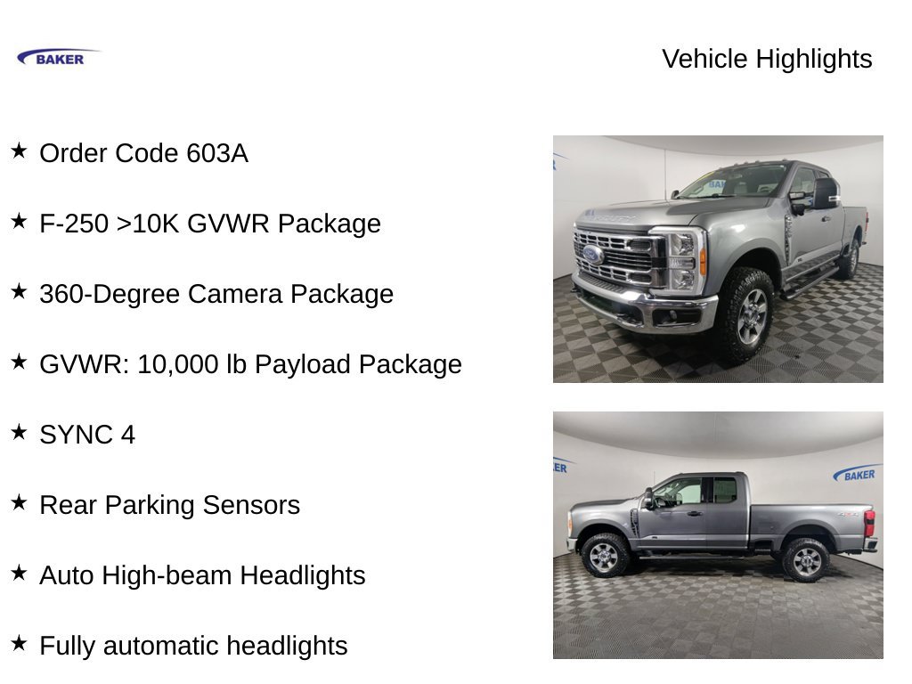 Used 2023 Ford F250 XLT w/ 360-Degree Camera Package AWD/4WD image 4
