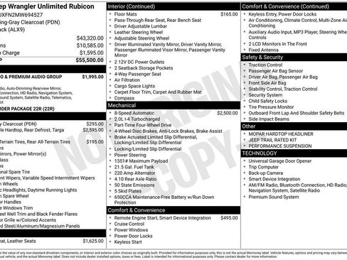 Used 2021 Jeep Wrangler Unlimited Rubicon image 56