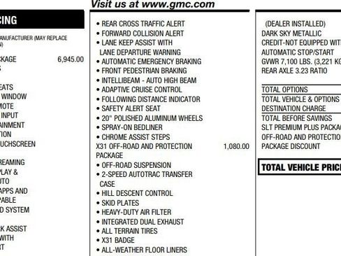 Used 2022 GMC Sierra 1500 SLT w/ SLT Premium Plus Package image 2