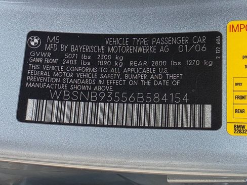 Used 2006 BMW M5 RWD image 43