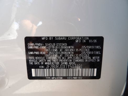 New 2026 Subaru Outback Touring XT AWD/4WD image 33