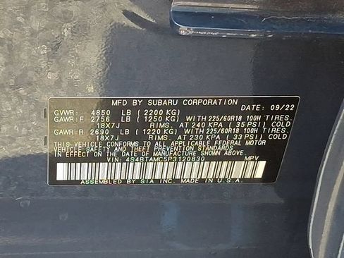 Used 2023 Subaru Outback Limited AWD/4WD image 26