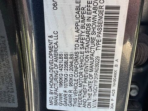 Used 2023 Honda Accord EX image 30