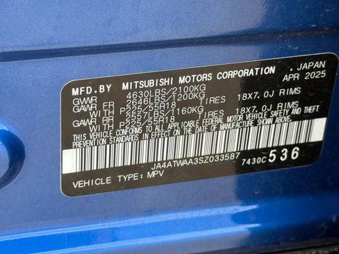Used 2025 Mitsubishi Eclipse Cross SE AWD/4WD image 26