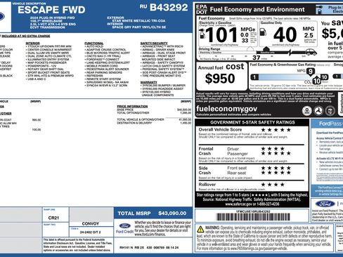 Used 2024 Ford Escape SE FWD image 4