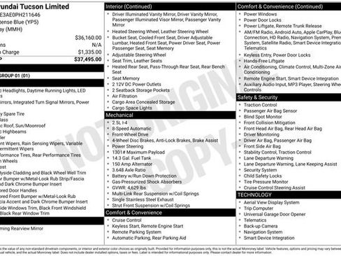 Used 2023 Hyundai Tucson Limited image 53