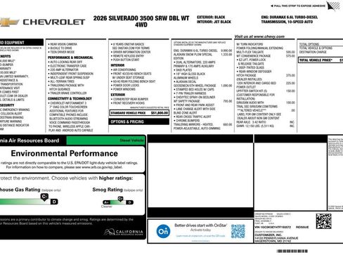 New 2026 Chevrolet Silverado 3500 W/T AWD/4WD image 5