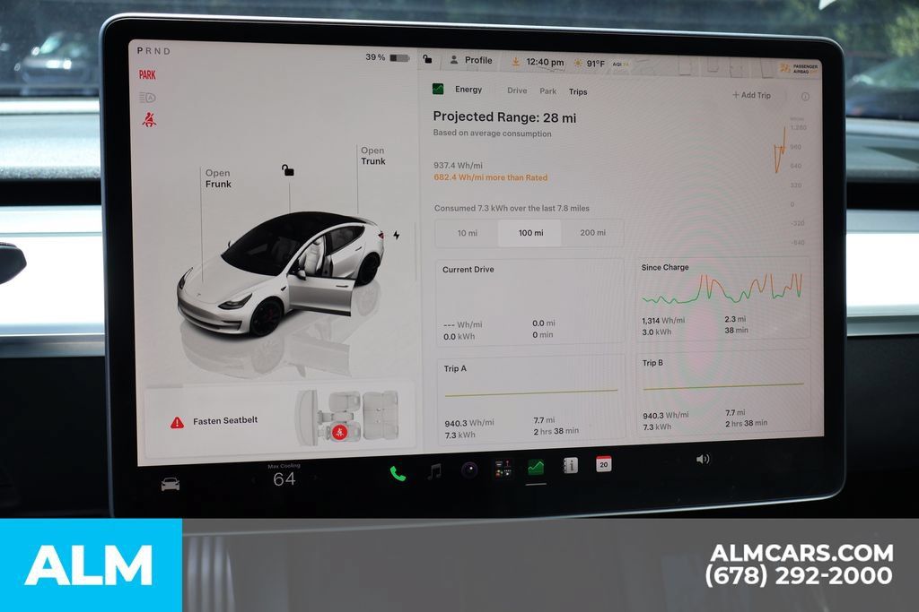 Used 2022 Tesla Model 3 Performance AWD/4WD image 37