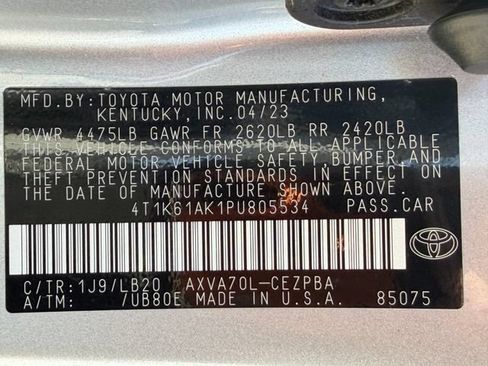 Used 2023 Toyota Camry XSE FWD image 24