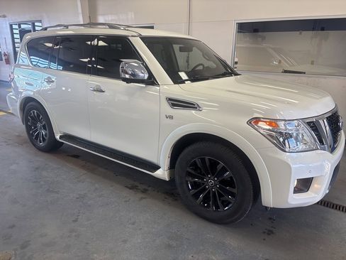 Used 2019 Nissan Armada Platinum w/ Captain's Chairs Package image 1
