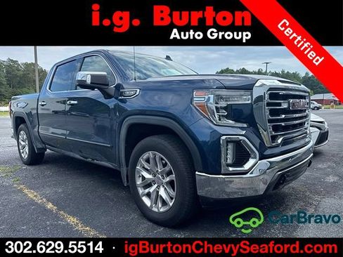 Used 2021 GMC Sierra 1500 SLT w/ SLT Premium Plus Package RWD image 1