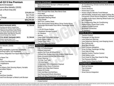 Used 2025 Audi Q3 2.0T Premium w/ Convenience Package image 29