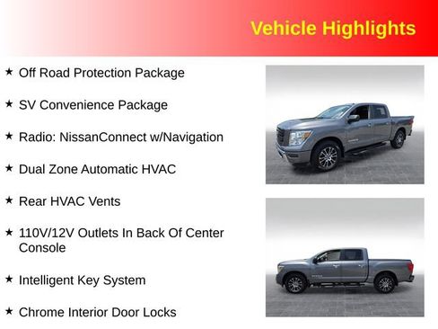 Used 2021 Nissan Titan SV w/ SV Convenience Package AWD/4WD image 3