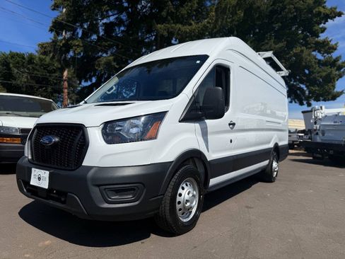 Used 2023 Ford Transit 350 148 High Roof Extended w/ Fleet Safety Package RWD image 30