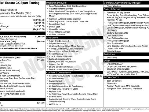 New 2026 Buick Encore GX Sport Touring w/ Comfort Package image 6