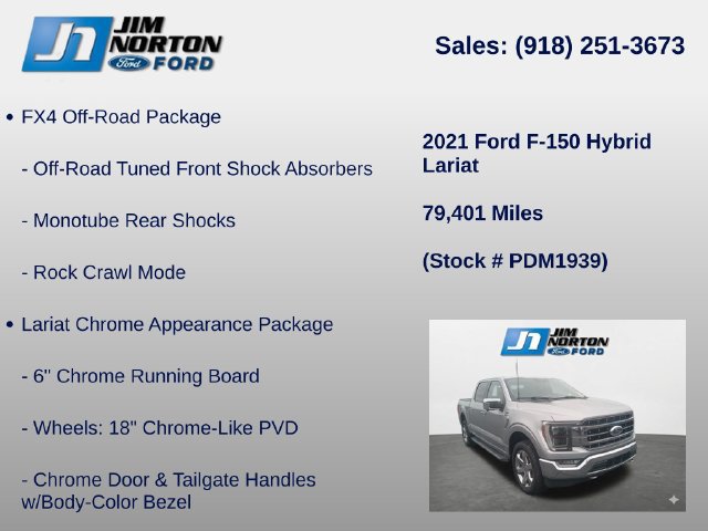 Used 2021 Ford F150 Lariat w/ Equipment Group 502A High AWD/4WD image 16