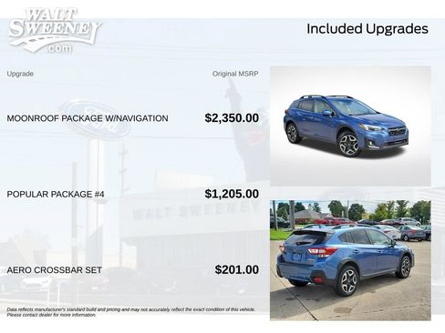 Used 2019 Subaru Crosstrek 2.0i Limited w/ Moonroof Package w/Navigation AWD/4WD image 12