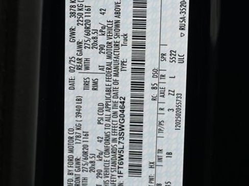 Certified 2025 Ford F150 Lightning Lariat AWD/4WD image 36