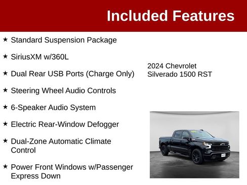 Used 2024 Chevrolet Silverado 1500 RST AWD/4WD image 4
