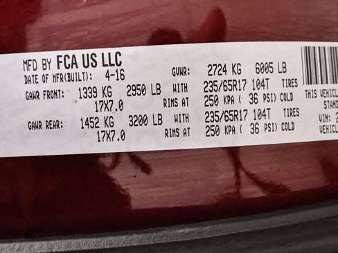 Used 2017 Chrysler Pacifica Touring FWD image 44