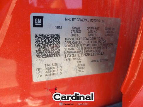 Used 2019 Chevrolet Colorado ZR2 w/ LPO, Power Package image 37