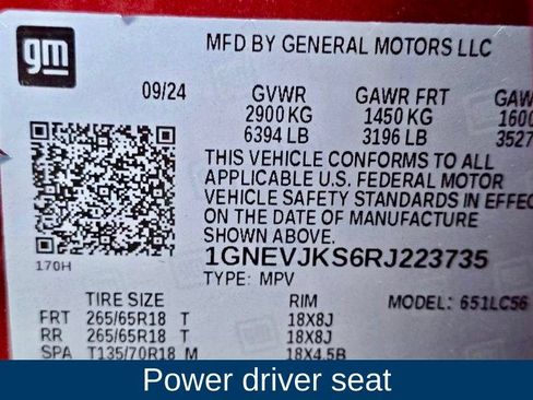 Used 2024 Chevrolet Traverse Z71 w/ Enhanced Driving Package AWD/4WD image 9