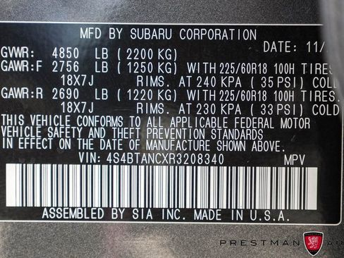 Used 2024 Subaru Outback Limited image 48