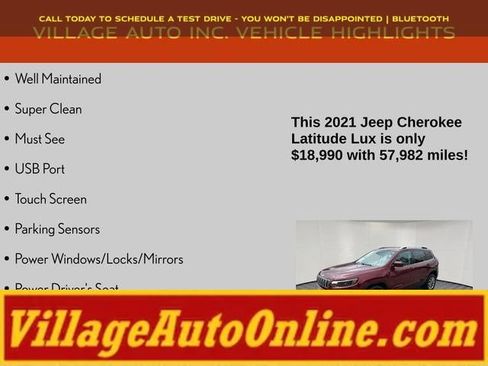 Used 2021 Jeep Cherokee Latitude Lux FWD image 8