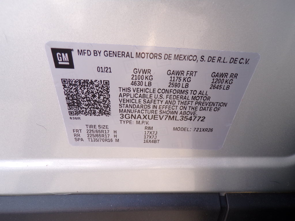 Used 2021 Chevrolet Equinox LT AWD/4WD image 25