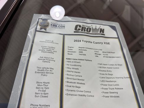 Used 2024 Toyota Camry XSE w/ Cold Weather Package image 40