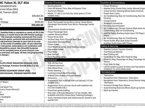 Used 2013 GMC Yukon XL SLT image 8