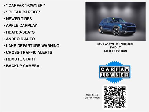Used 2021 Chevrolet TrailBlazer LT w/ Convenience Package image 7