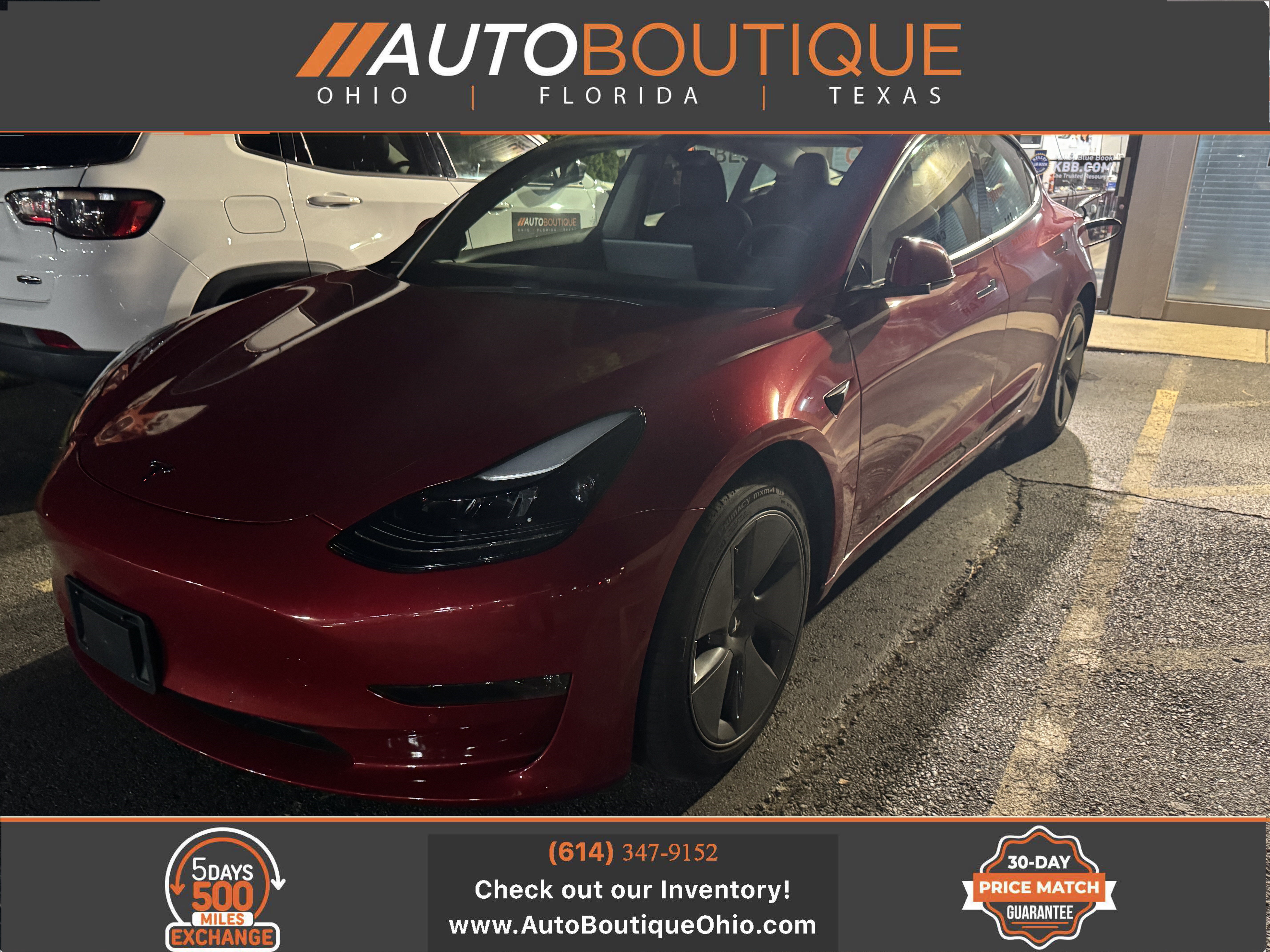 Used 2021 Tesla Model 3 Long Range AWD/4WD image 1