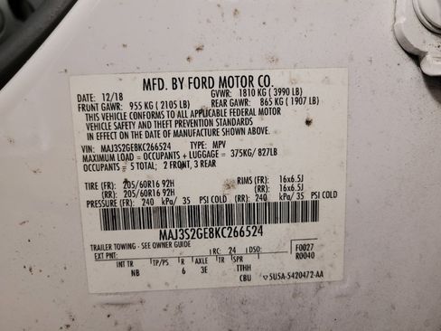 Used 2019 Ford EcoSport SE w/ SE Convenience Package image 33