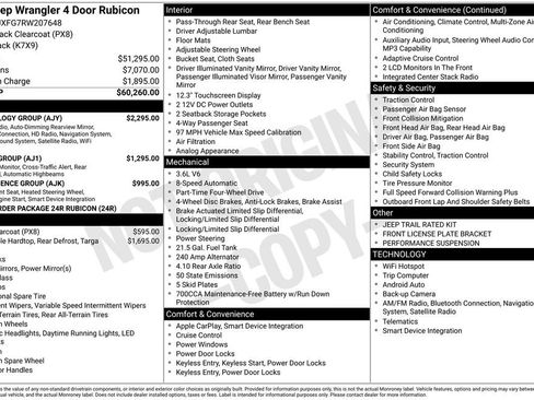 Used 2024 Jeep Wrangler Unlimited Rubicon w/ Technology Group AWD/4WD image 31