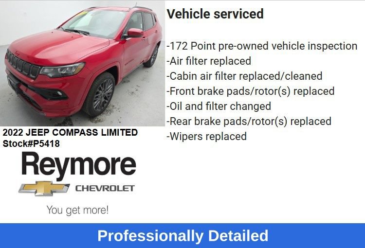 Used 2022 Jeep Compass Limited AWD/4WD image 50