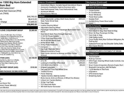 Used 2021 RAM 1500 Big Horn AWD/4WD image 3