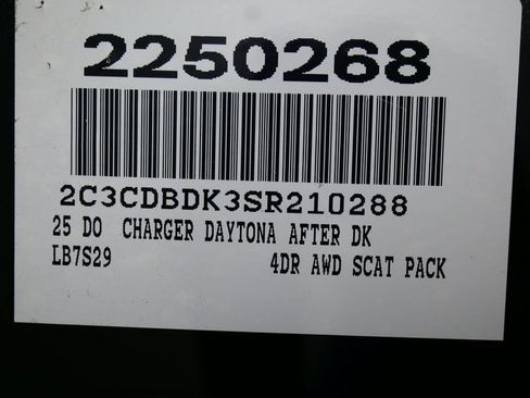 New 2025 Dodge Charger Daytona Scat Pack w/ Track Pack AWD/4WD image 11