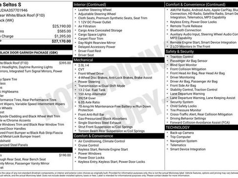 Used 2025 Kia Seltos S FWD image 17
