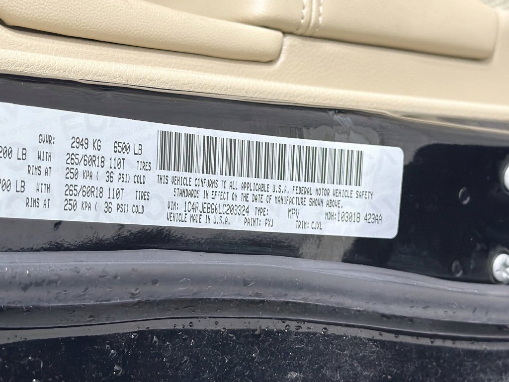 Used 2020 Jeep Grand Cherokee Limited w/ Premium Lighting Group RWD image 31