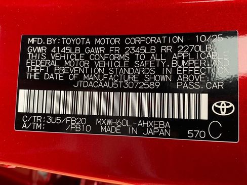 New 2026 Toyota Prius LE image 18