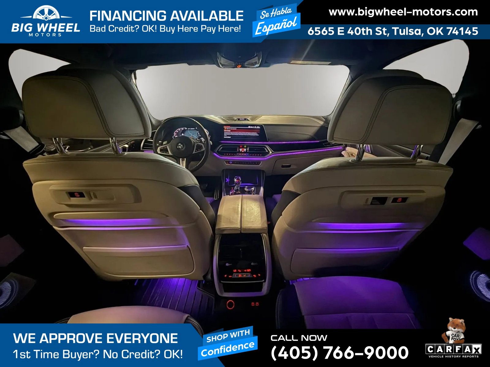 Used 2021 BMW X7 M50i w/ Dynamic Handling Package AWD/4WD image 12