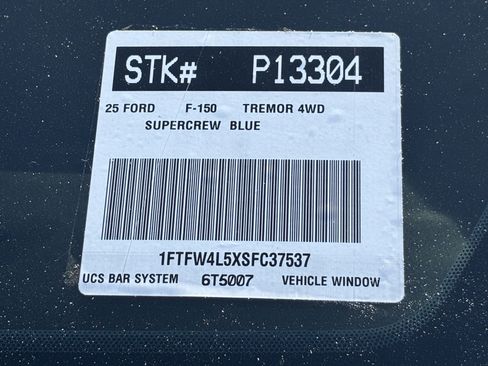 Used 2025 Ford F150 Tremor w/ Tow/Haul Package AWD/4WD image 30