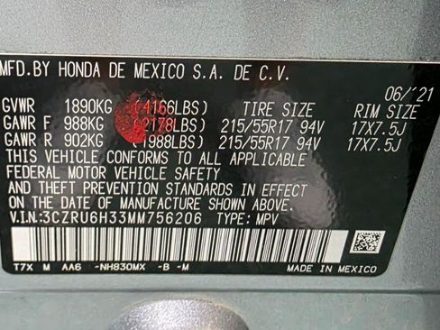 Used 2021 Honda HR-V LX image 37