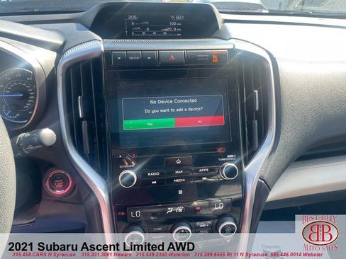 Used 2021 Subaru Ascent Limited w/ Technology Package image 17