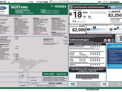 Used 2018 Ford Mustang GT Premium w/ Performance Package - Level 2 image 47