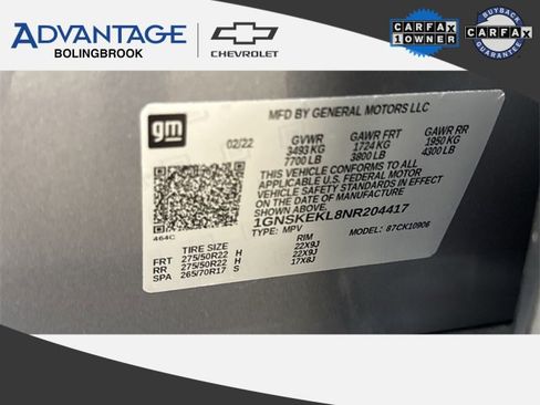 Certified 2022 Chevrolet Suburban RST w/ Sport Performance Package image 34